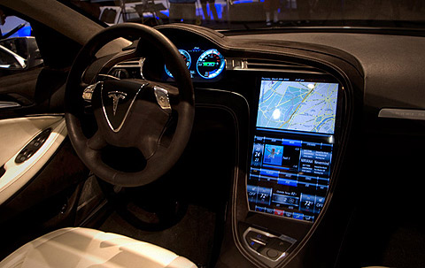 Tesla Model S Central Console