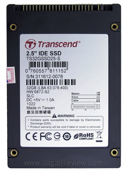 Transcend SSD SLC 32 GB