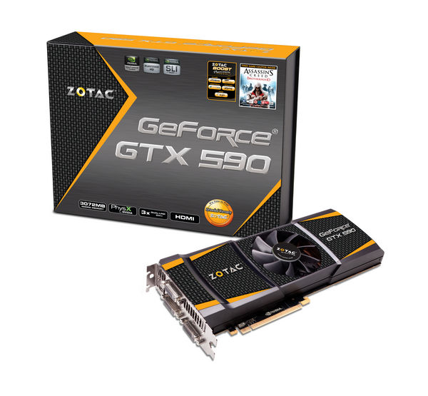 ZOTAC GeForce GTX 590 607 3414