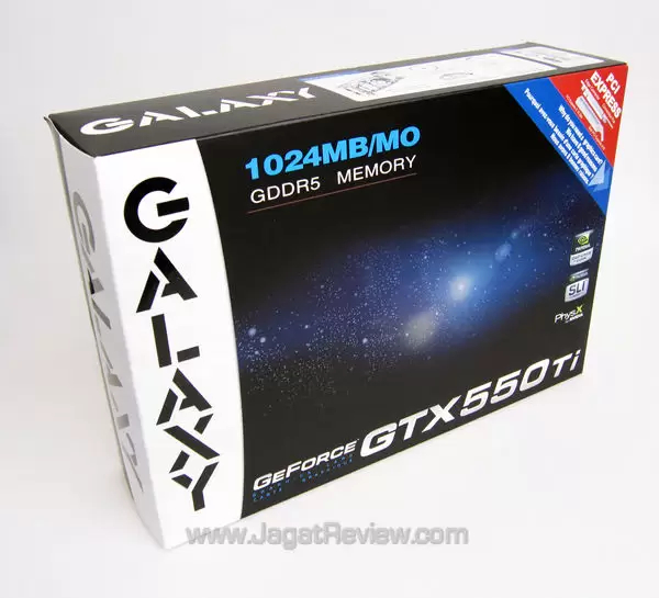 galaxy nvidia gtx 550 ti box front