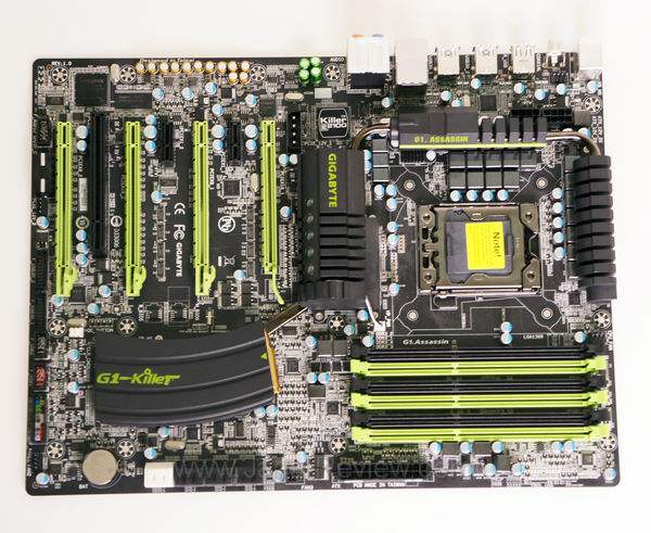 gigabyte g1 assassin board top view