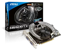 [PR] MSI Unveils N550GTX-Ti Graphics cards Featuring Cyclone II Cooling and Propeller Blade Technology