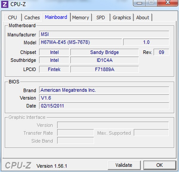 mainboard H67