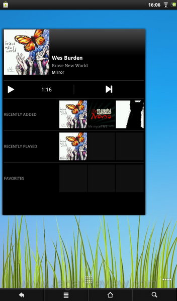 Archos 101 Home Screen 1
