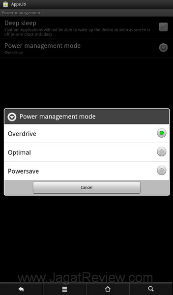 Archos 101 Power Management 2