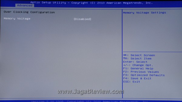 BIOS Advance Overclocking