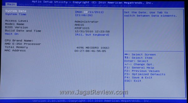 BIOS Main