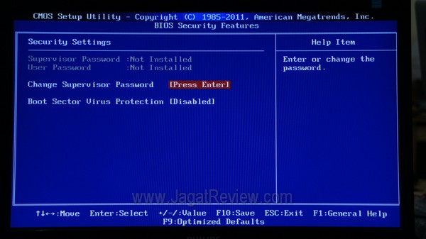 BIOS SecurityFeatures