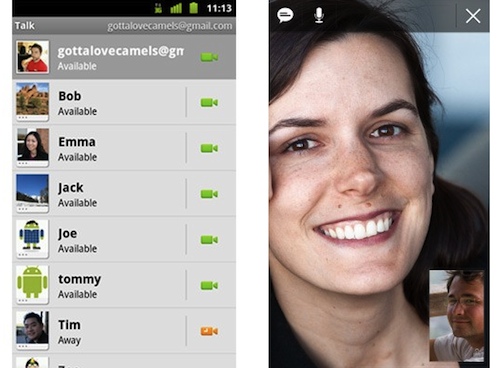 Google Talk Video Chat