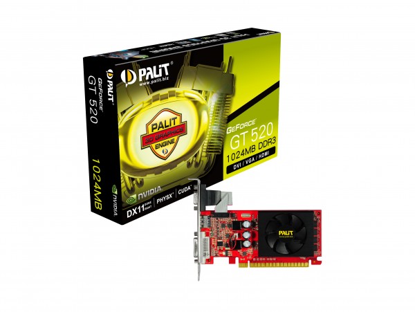 [PR] 	Speed Up Your PC with the New Palit GeForce GT 520