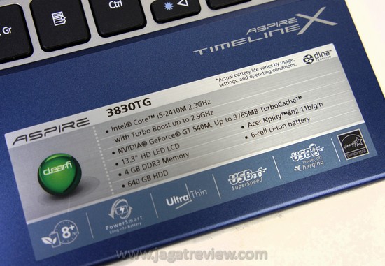 Acer TimelineX 3830TG 4