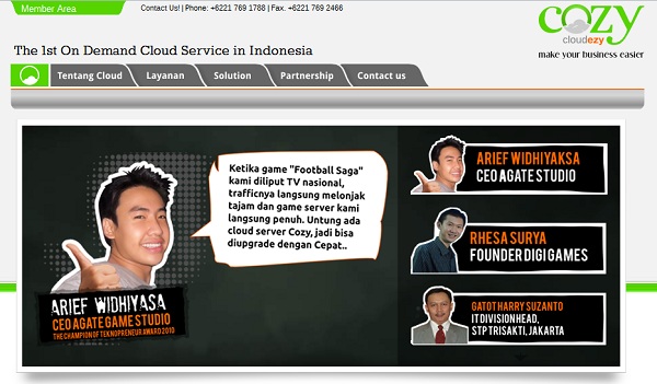 Cozy: Layanan Cloud On Demand yang Nyaman dan Mudah Digunakan 8 Cozy testimony1