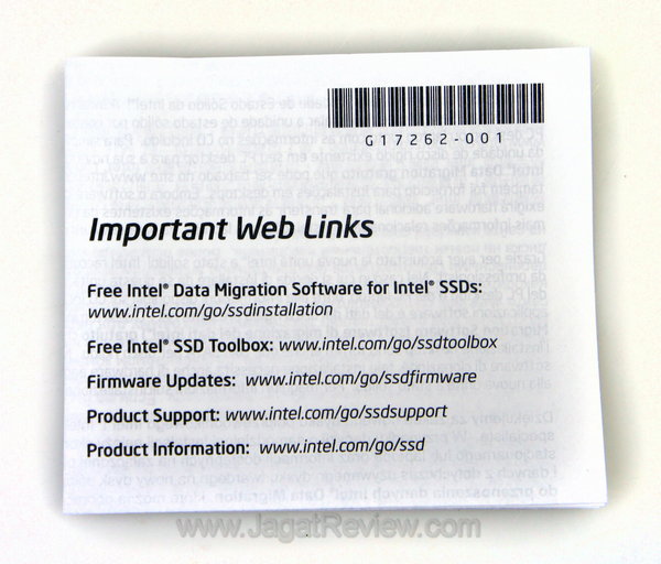 Intel 510 Series Web links
