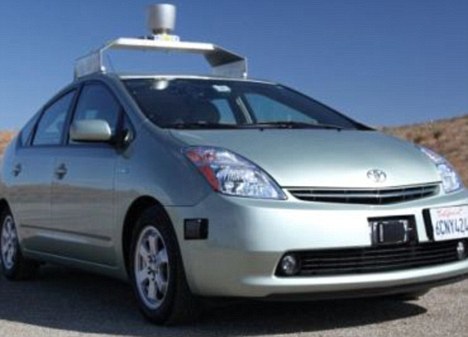 Toyota Prius automated car