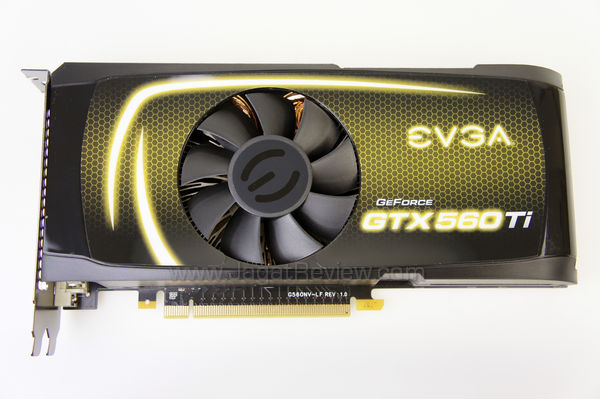 evga gtx 560 ti sc top view