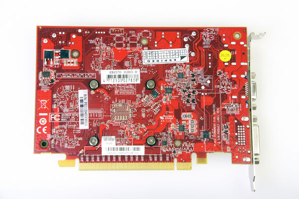 powercolor hd 6570 1gb bottom view