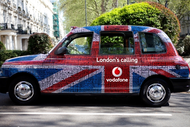 taxi london vodafone