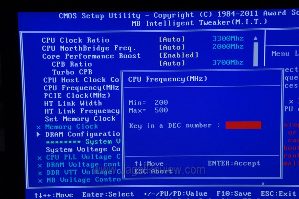 BIOS MIT CPU Frequency