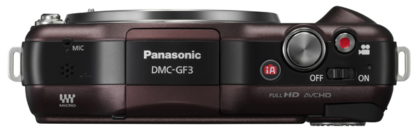 Panasonic DMC GF3 top