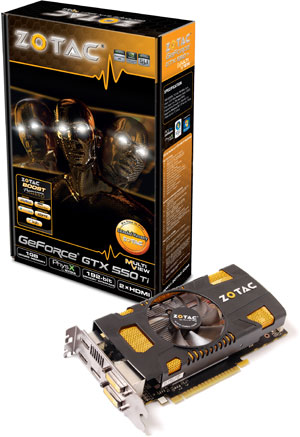Zotac GeForce® GTX 550 Ti Multiview Zotac GeForce® GTX 550 Ti Multiview