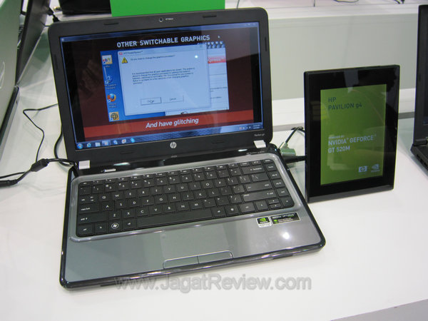 computex2011 HP Pavilion g4 w NVIDIA GT 520M