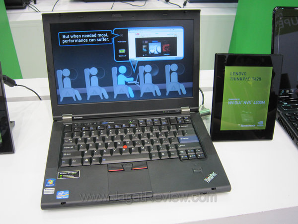 computex2011 Lenovo Thinkpad T420 w NVIDIA NVS 4200M