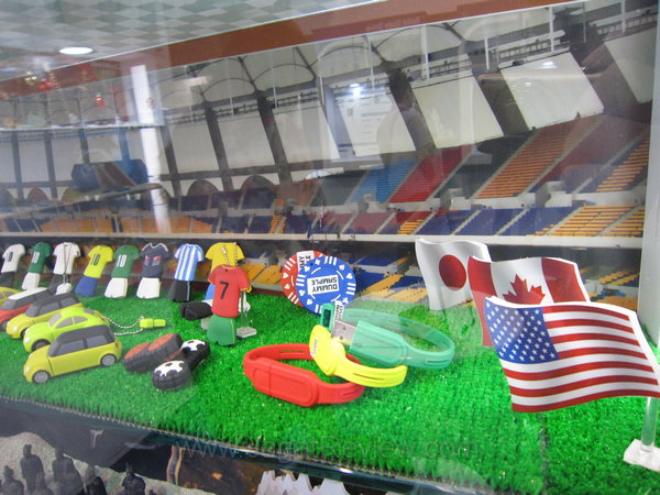 computex 2011 SuperTalent World Cup Fancy Flash Drives