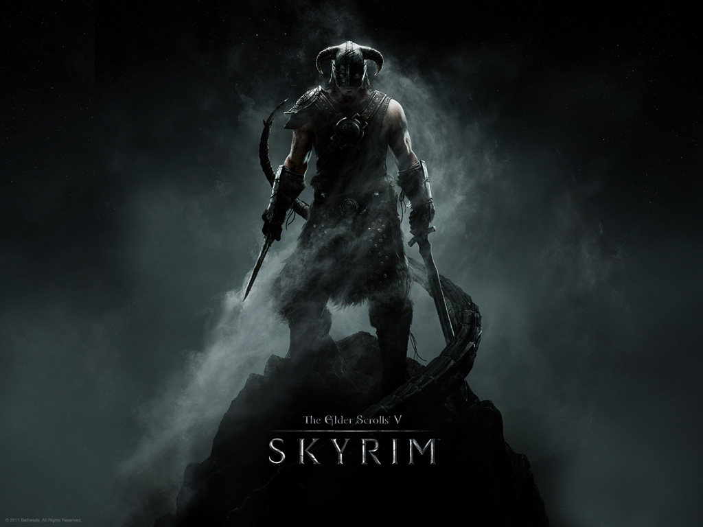 elder scroll skyrim wallpaper