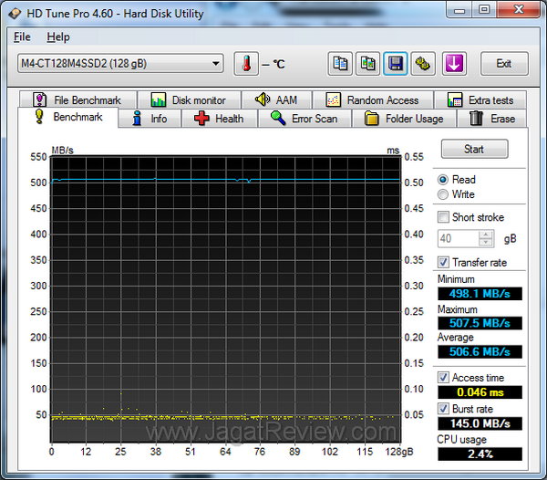 Crucial M4SSD 128GB - Initial Crucial M4SSD 128GB Initial