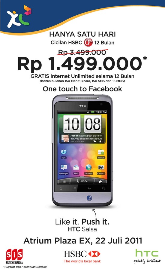 HTC Salsa promo