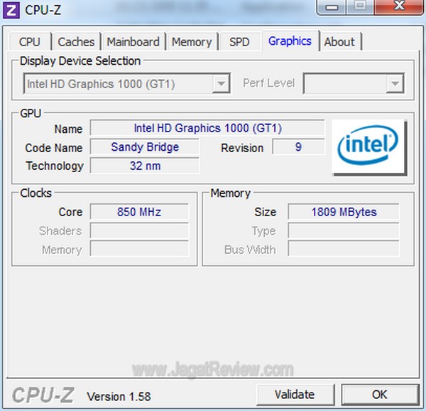 Intel Corei3 2100 graphics