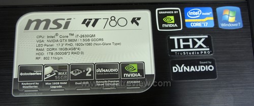 MSI GT780R MSI GT780R 9