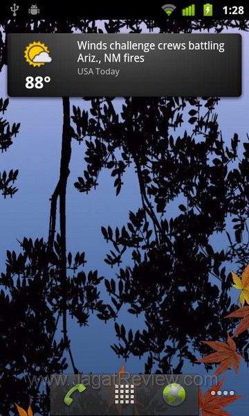Nexus S HomeScreen Pertama1