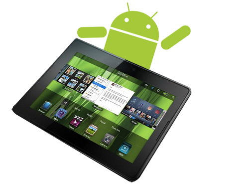 Playbook with android