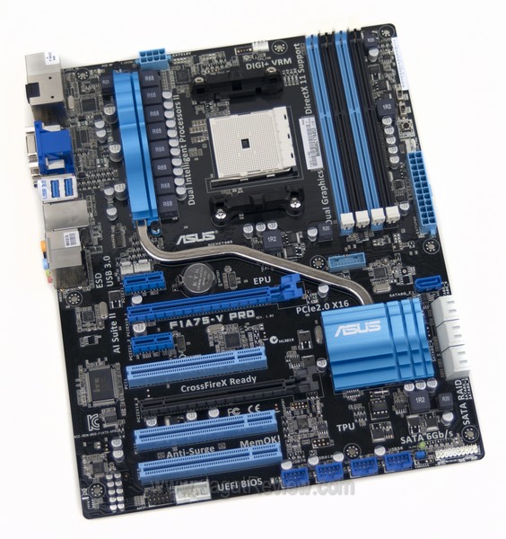ASUS F1 A75 V Pro Board OverView1