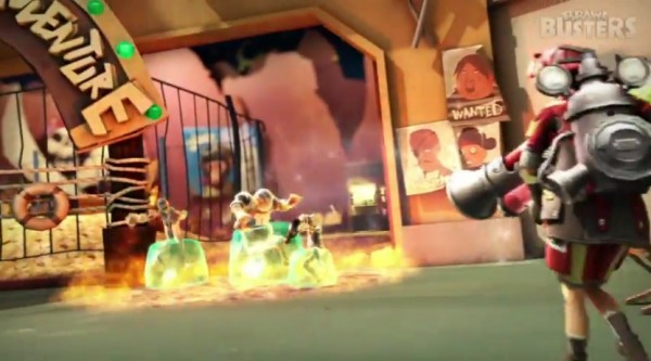 Brawl busters burn