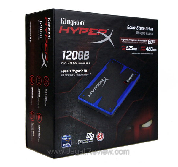 Kingston HyperX SSD 120GB Kemasan