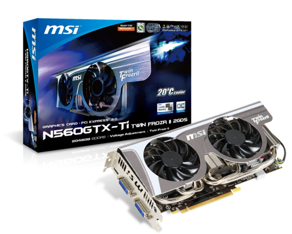 MSI N560GTX Ti Twin Frozr II 2GD5 OC Product