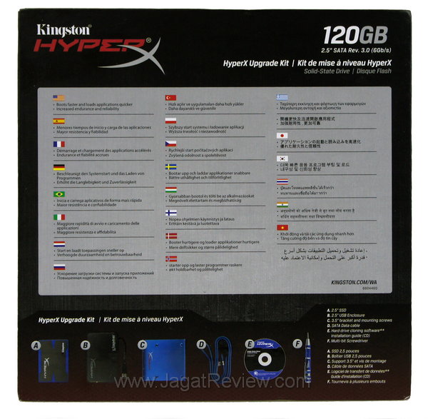 Preview Kingston HyperX SSD Kemasan Belakang
