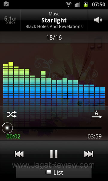 Samsung Galaxy SII Audio