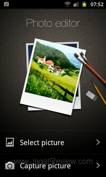 Samsung Galaxy SII Foto Editor