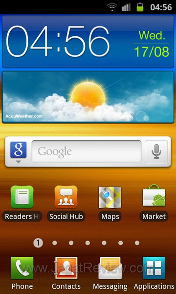 Samsung Galaxy SII HomeScreen 1