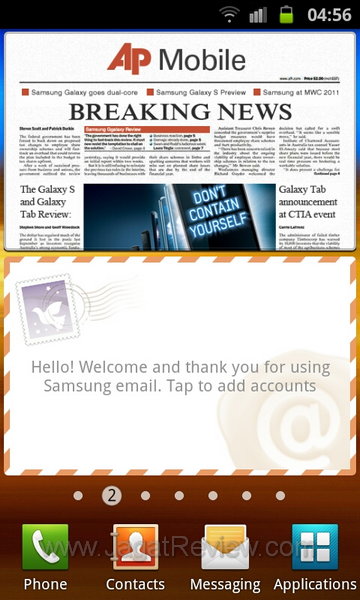 Samsung Galaxy SII HomeScreen 2