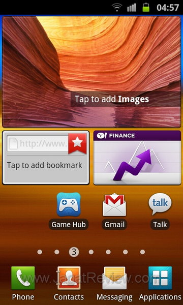 Samsung Galaxy SII HomeScreen 3