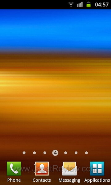 Samsung Galaxy SII HomeScreen Blank