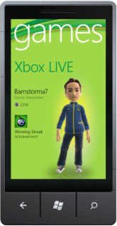 Windows Phone 7 xbox live