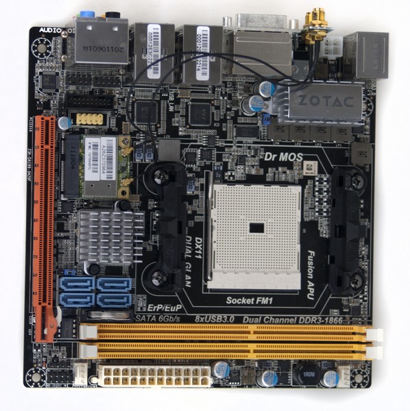 Zotac_A75_MiniITX_Board_Front Zotac A75 MiniITX Board Front