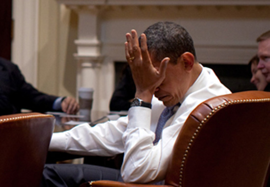 obama facepalm