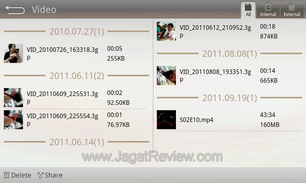 Huawei S7 201U Movie
