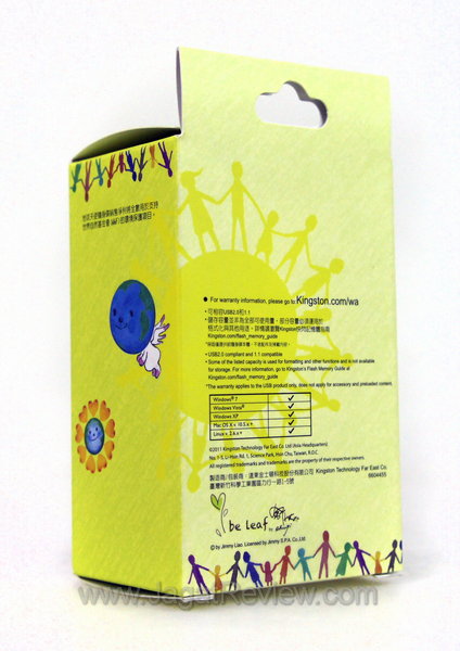 Kingston World Angel Kemasan Belakang